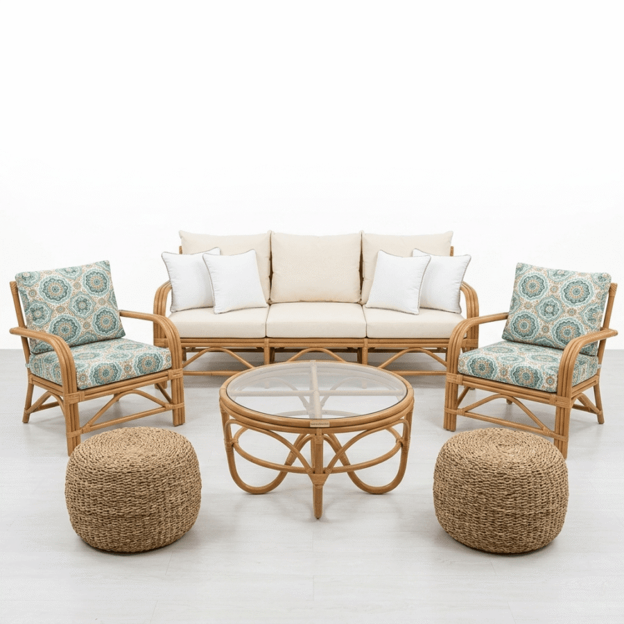 bamboo lounge set