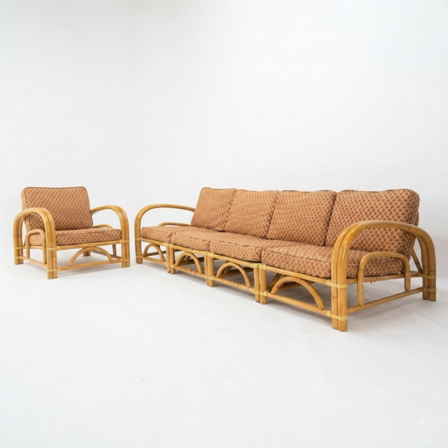 Solana Trio bamboo sofa